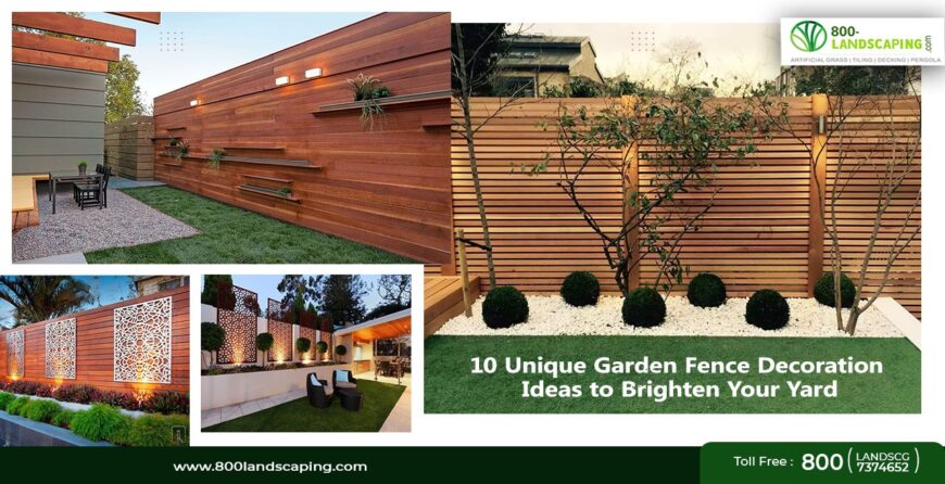 10 Unique Garden Fence Decoration Ideas to Brighten Your Yard