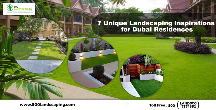 : Elevate your Dubai residence with these 7 unique landscaping inspirations. From desert oasis gardens to rooftop terrace retreats, discover how 800Landscaping can transform your outdoor space.